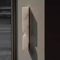 Español importado Natural diseñador italiano sala de estar Fondo pared dormitorio cabecera cobre arte mármol lámpara de pared