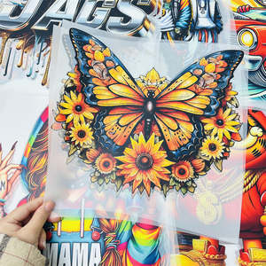 Vinile Termotrasferibile DTF, Stampe Serigrafiche, Adesivi con Design di Farfalle Adorabili per Abbigliamento - Product Image 3