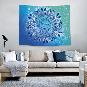 al por mayor colgante de pared <span class=keywords><strong>Tarot</strong></span> tapiz tejido impreso Digital impreso 100% poliéster tapiz impresión - Product Image 4