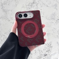 Convient pour l'étui pliable 18Duo, étui de téléphone iPhone 18Duo, support rotatif à 360 degrés, coque en fibre de carbone