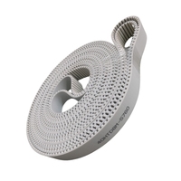 Courroies de distribution automatiques de pas de dent en PU/PVC de courte longueur blanches personnalisées