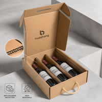 Individuell Bedruckte Wellpappe-Versandbox mit Ausgestanztem Griff, Matt Laminiert für Versand und Verpackung