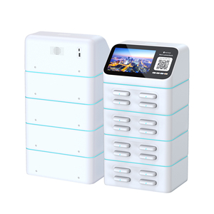 Station de location de batteries externes avec écran publicitaire LCD, 16 emplacements, location par scan, 4G+WiFi, ABS ignifuge pour ordinateurs portables et appareils photo <span class=keywords><strong>en</strong></span> lieux publics - Product Image 3