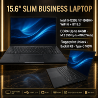Ordinateurs portables en gros de Chine NUC GR180 15,6 pouces IPS FHD I5-1235U DDR4 64 Go M.2 4 To 5000 mAh Windows 11 OEM Ordinateur portable professionnel