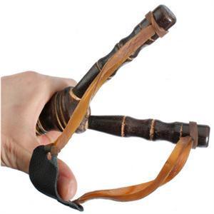 Bamboo Style <strong>Sling</strong> Shot Kids Toys Wood Wooden Slingshot <strong>Bow</strong> Catapult Hunting Boys Toys - Product Image 3