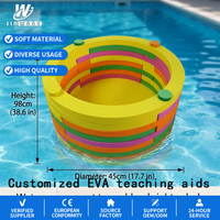 JW-226 Seau flottant en EVA personnalisé par le fabricant, jouet d'apprentissage aquatique pour enfants, aide pédagogique pour l'éveil parent-enfant