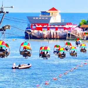 Outdoor Seilbahn Seilbahn Seilbahn Manege Luft seilbahn Hänge stuhl für Spaß und Abenteuer - Product Image 1