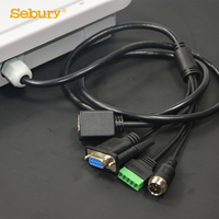 Lector RFID Fijo UHF de Largo Alcance con Antena Integrada de 8dBi, Resistente al Agua IP65, 0-15m, Control de Acceso, EPC Global, USB RS232 WG26