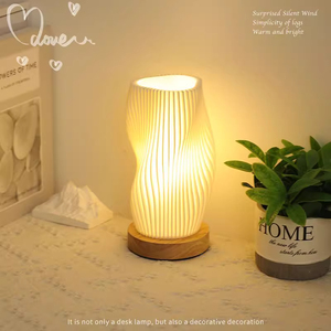 Phong Cách Bắc Âu 3D In Bảng Đèn Phòng Ngủ Thay Đổi Độ Sáng Đầu Giường Đầu Giường Đèn Cho Phòng Khách - Product Image 2