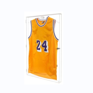 Customized Wall <b>Mount</b> Soccer Hockey Sport Shirt <b>Frame</b> Jersey Display Case - Product Image 2