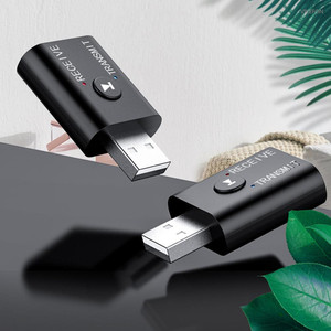 2023 HG Offre Spéciale <span class=keywords><strong>TR6</strong></span> Bluetooth 5.0 émetteur récepteur 2 en 1 Audio sans fil 3.5mm USB adaptateur Aux pour voiture - Product Image 5