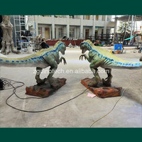 Modèle de dinosaure animatronique réaliste à capteur infrarouge électrique, taille réelle, pour aire de jeux extérieure pour enfants