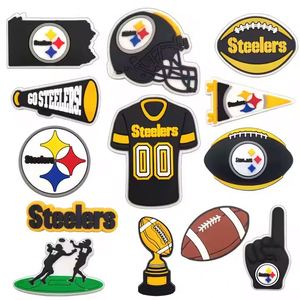 Vente en gros de décorations de chaussures personnalisées en PVC de l'équipe de football américain Green Bay Packers - Product Image 5