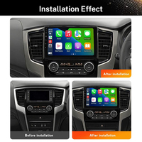 Autoradio 9 pouces avec CarPlay sans fil, Android 13, écran partagé, DVR, 4G WIFI, DSP, GPS, multimédia pour Mitsubishi Triton L200 2019 RHD