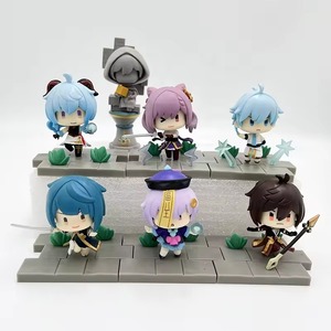 Set de 7 Figuras de Acción de PVC de la Serie <span class=keywords><strong>Genshin</strong></span> <span class=keywords><strong>Impact</strong></span> Liyue Battlefield <span class=keywords><strong>Heroes</strong></span>, Ganyu y Keqing - Product Image 2