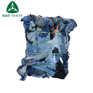 Venta al por Mayor de Trapos de Mezclilla Usados Gracer para Mujeres/Hombres/Niños, Tallas S-XXXL, Origen Guangdong - Product Image 1