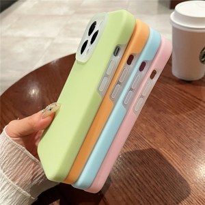 เคสกันกระแทกแบบนิ่ม TPU เคลือบด้าน สำหรับ iPhone 17 16 15 14 13 12 Pro Max รุ่น Candy ป้องกันกล้อง - Product Image 5