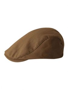Casquette Newsboy Vintage Style Britannique Réglable pour Homme, Casquette Unie Simple Style Japonais pour Femme - Product Image 6