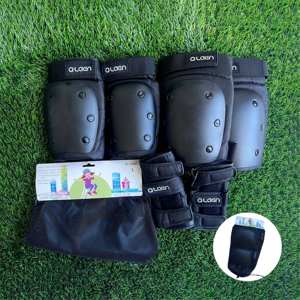 अनुकूलित डिजाइन मुक्त डिजाइन रंग लोगो वयस्क युवा रोलर स्केटिंग स्केटबोर्डिंग सुरक्षा छह-टुकड़ा सेट - Product Image 1