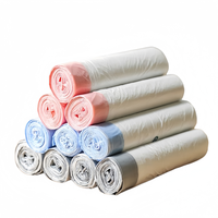 Sacs poubelles colorés en PEHD recyclé durables avec cordon de serrage, pack arc-en-ciel, parfumés, pour poubelles de cuisine, hôtels et usage domestique, vente en gros, logo personnalisé