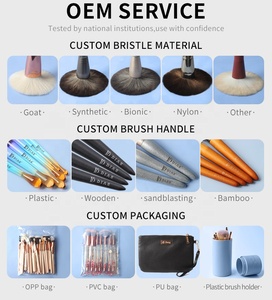DIAS bambou bois acrylique poignée visage bois synthétique Silicone nouveau Vegan personnalisé Logo étiquette privée simple argile masque brosse de maquillage - Product Image 5