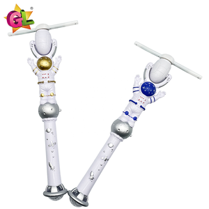 Astronaute 12 lumières, jouet <span class=keywords><strong>moulin</strong></span> à <span class=keywords><strong>vent</strong></span>, figurine sur la Lune avec poignée LED, planète lumineuse en plastique pour <span class=keywords><strong>enfant</strong></span> - Product Image 5