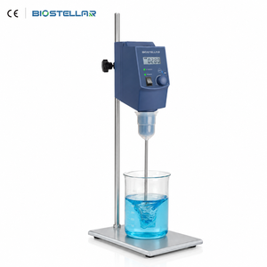 BIOSTELLAR LCD デジタルオーバーヘッドスターラー実験室用機械ミキサー 20L 40L 70L ブラシレス <span class=keywords><strong>DC</strong></span> モーター高トルク - Product Image 1