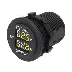 WELFNOBL 12 V 24 V su geçirmez Mini ölçer LED dijital ekran voltmetre DC paneli montaj bölümlenmiş araba dijital Volt metre - Product Image 2