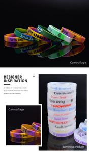กำไลข้อมือซิลิโคนพิมพ์โลโก้ตามสั่ง สายรัดข้อมือยางซิลิโคนแบบกำหนดเองได้ - Product Image 3