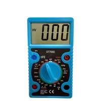 Multimeter Digital AC/DC Voltmeter DC Ammeter Ohm Meter Dioda Transistor Uji Kontinuitas Buzzer Output Gelombang Persegi Teknisi Listrik