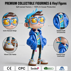 Figurine Personnalisée OEM en PVC Vinyle, Jouet d'Art Imprimé en 3D, Fabricant de Figurines d'Action en Plastique et Mini Figurines - Product Image 1