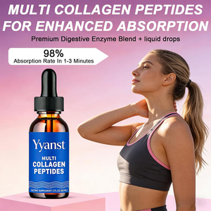 Gotas de Belleza Orgánicas OEM/ODM para la Salud y Vitalidad de la Piel de Adultos con Mezcla de Enzimas, Péptidos de Colágeno Múltiple Sin Azúcar y Biotina - Product Image 3