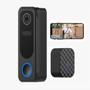 Timbre Inteligente con Cámara WIFI, Detección de Movimiento, Audio Bidireccional, Energía Solar, Compatible con Alexa, IP65, CloudEge App, OEM, Gran Venta - Product Image 1