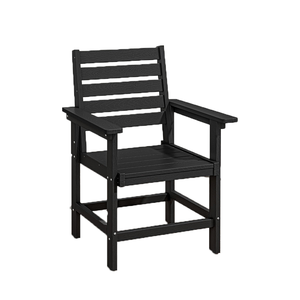 เก้าอี้สวน HDPE เป็นมิตรกับสิ่งแวดล้อมทันสมัยป้องกันการกัดกร่อนกันน้ำทนทานสำหรับรับประทานอาหารและสวนกลางแจ้ง - Product Image 1