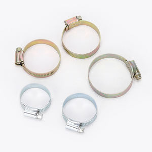 Collier de serrage robuste non perforé de type britannique, métrique/pouce, réglable, 9,7 mm/11,7 mm, en fer galvanisé, tête de rivet britannique - Product Image 5