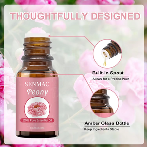 ชุดน้ำมันหอมระเหยดอกโบตั๋น 100% น้ำมันหอมดอกโบตั๋นบริสุทธิ์สำหรับนวดผิว น้ำมันหอมระเหยสำหรับอโรมาเธอราพี ดิฟฟิวเซอร์ บาธบอมบ์ น้ำหอม-ออลอินวัน - Product Image 3