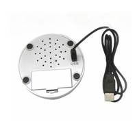 Fabricante programable USB Botón de sonido descargable música zumbador con cable USB