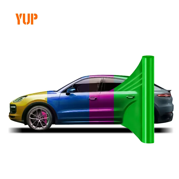 Factory Price 2024 High Quality PET Selfadhesive Gloss Black Color Change Self Healing Full Body Wrap Vinyl Roll Film For Car
