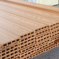 Pont Composite Anti-Uv Chêne Installation Facile Plancher Composite En Plastique Bricolage Terrasse Extérieur Panneau Composite Imperméable
