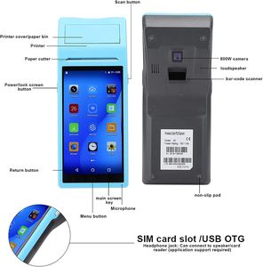 Thông minh <span class=keywords><strong>POS</strong></span> hệ thống máy giá rẻ Android Màn hình cảm ứng thiết bị đầu cuối máy in NFC thanh toán <span class=keywords><strong>Mini</strong></span> Tất cả trong một máy <span class=keywords><strong>POS</strong></span> tất cả trong một - Product Image 5