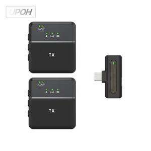 Hoge Kwaliteit Lavalier Microfoon Draadloze Stabiele Verbinding Hoge Helderheid Draagbaar Voor Vloggen Professionele Audio - Product Image 1