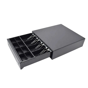 Cajón de efectivo de acero para supermercado TOTALPOS, sistema POS RJ11 RJ12, compatible con 5 compartimentos, caja de dinero duradera con recubrimiento en polvo - Product Image 1