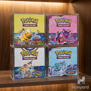 Boîte de présentation personnalisée transparente résistante aux UV pour lot de boosters Pokémon TCG légers, 10 boîtes, protection en acrylique - Product Image 3