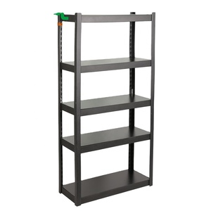 Medium light duty warehouse steel boltless garage storage shelf rack