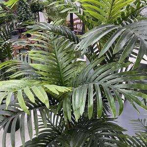 Mini palmera artificial, hoja de PE, para decoración interior del hogar - Product Image 4