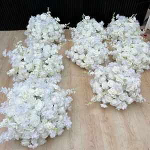 EG-VJ023 <strong>Wedding</strong> Silk Flowers Arrangements Artificial Red Rose <strong>Wedding</strong> Flower Ball <strong>Centerpieces</strong> - Product Image 4