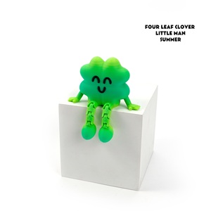 Feeron - Figura de Corazón Sentado Impresa en 3D de PLA - Juguete Antiestrés Colorido y Adorable, Decoración de Escritorio y Regalo Creativo para Amigos - Product Image 6