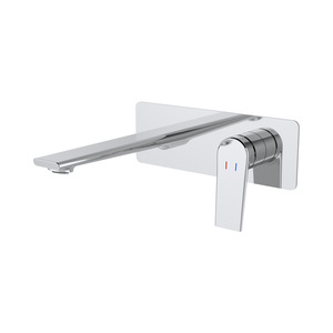 Wall Mount Basin Faucet Single Handle Ceramic Valve Core Copper For Washbasin - Product Image 1