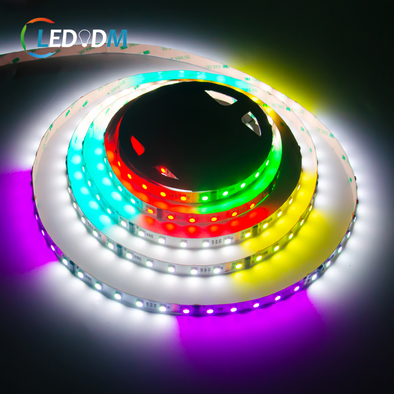 Bande LED numérique DMX couleur de rêve RGB DMX UCS512C4 TM512AC IC externe pour projet d'éclairage extérieur intérieur bande LED adressable