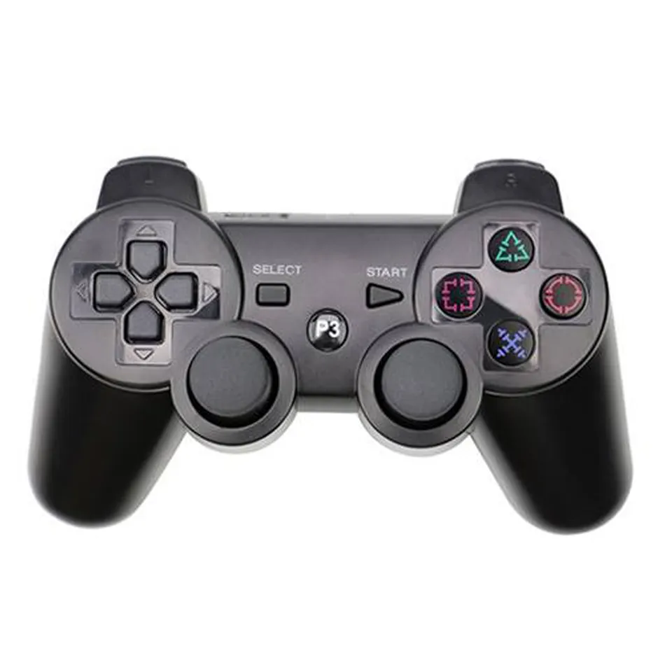 PS3 שחור משחקי קונסולת בקרי אלחוטי PS3 בקר Gamepad ג 'ויסטיק עבור Sony